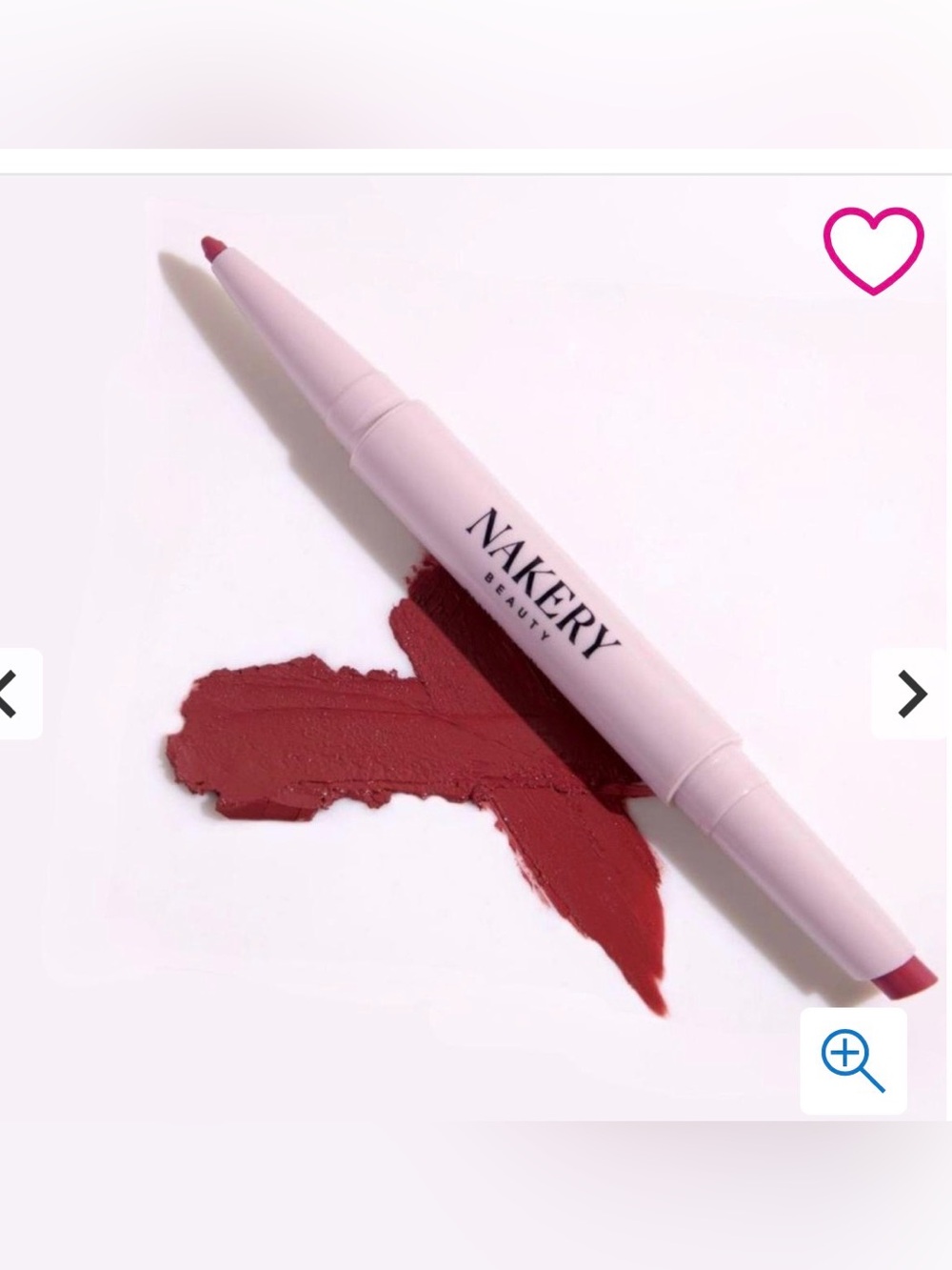 Nakery Beauty PLUMParadise Lip Peptide Color Drench Berry Wild or Dusty Rose